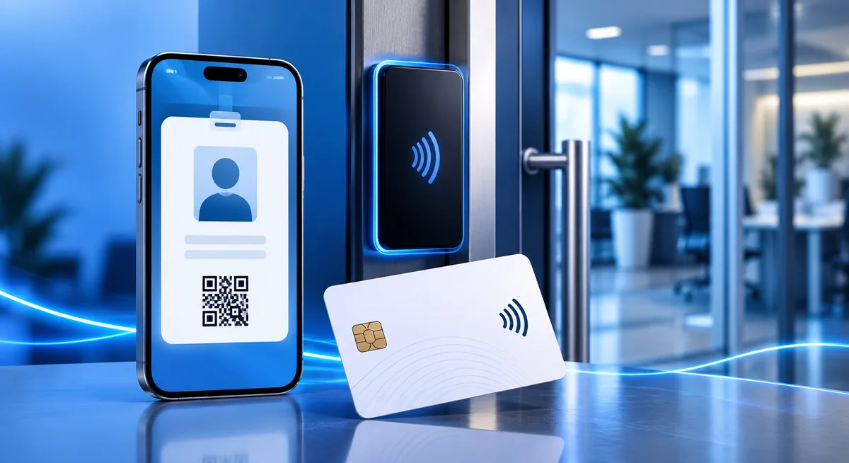 حل بطاقات الموظفين والهوية الرقمية مع بطاقة ذكية وقارئ NFC