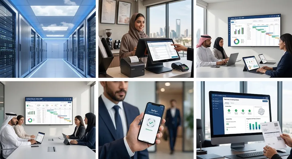حلول أعمال ونقاط بيع وتقارير وتشغيل للمنشآت في السعودية